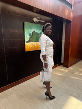 Ivory Elegance' Wrap Dress